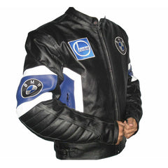 BMW Motorcycle Genuine Leather Jacket Street Racing Unisex Motorbike Jacket