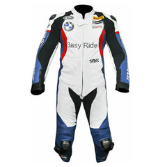 BMW Motorbike Racing Suit Motorcycle Genuine Cowhide Leather Protective Suit