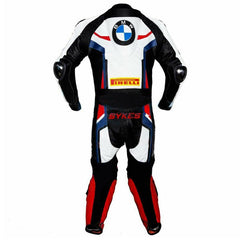 BMW Motorbike Racing Suit Motorcycle Genuine Cowhide Leather Protective Suit
