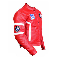 BMW Motorcycle Genuine Leather Jacket Street Racing Unisex Motorbike Jacket