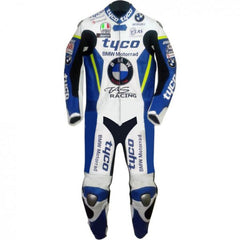BMW Motorbike Racing Suit Motorcycle Genuine Cowhide Leather Protective Suit