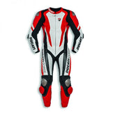Ducati Motorbike Racing Suit Motorcycle Genuine Cowhide Leather Protective Suit