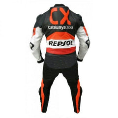 Honda Motorbike Racing Suit Motorcycle Genuine Cowhide Leather Protective Suit