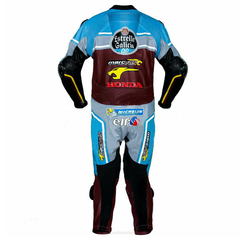 Honda Motorbike Racing Suit Motorcycle Genuine Cowhide Leather Protective Suit