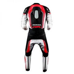 Honda Motorbike Racing Suit Motorcycle Genuine Cowhide Leather Protective Suit