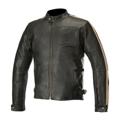 Honda Motorcycle Genuine Leather Jacket Street Racing Unisex Motorbike Jacket