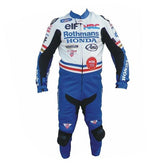 Honda Motorbike Racing Suit Motorcycle Genuine Cowhide Leather Protective Suit