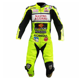Honda Motorbike Racing Suit Motorcycle Genuine Cowhide Leather Protective Suit