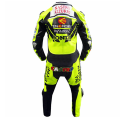 Honda Motorbike Racing Suit Motorcycle Genuine Cowhide Leather Protective Suit