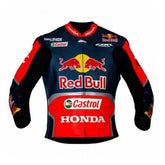 Honda Motorcycle Genuine Leather Jacket Street Racing Unisex Motorbike Jacket