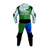 Honda Motorbike Racing Suit Motorcycle Genuine Cowhide Leather Protective Suit