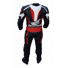 Honda Motorbike Racing Suit Motorcycle Genuine Cowhide Leather Protective Suit