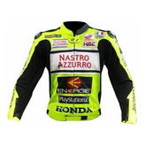 Honda Motorcycle Genuine Leather Jacket Street Racing Unisex Motorbike Jacket
