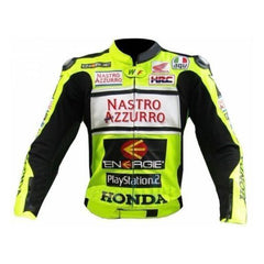 Honda Motorcycle Genuine Leather Jacket Street Racing Unisex Motorbike Jacket