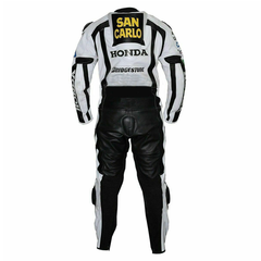 Honda Motorbike Racing Suit Motorcycle Genuine Cowhide Leather Protective Suit