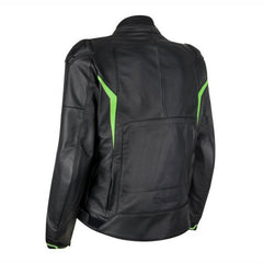Kawasaki Motorcycle Genuine Leather Jacket Street Racing Unisex Motorbike Jacket