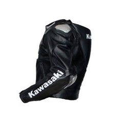 Kawasaki Motorcycle Genuine Leather Jacket Street Racing Unisex Motorbike Jacket