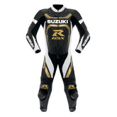 Suzuki Motorbike Racing Suit Motorcycle Genuine Cowhide Leather Protective Suit