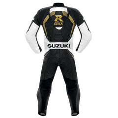 Suzuki Motorbike Racing Suit Motorcycle Genuine Cowhide Leather Protective Suit