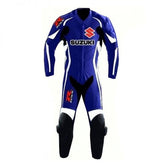 Suzuki Motorbike Racing Suit Motorcycle Genuine Cowhide Leather Protective Suit