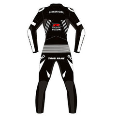 Suzuki Motorbike Racing Suit Motorcycle Genuine Cowhide Leather Protective Suit