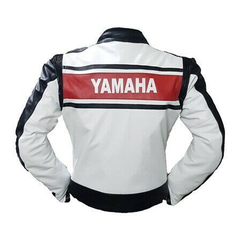 Yamaha Motorcycle Genuine Leather Jacket Street Racing Unisex Motorbike Jacket