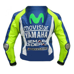 Yamaha Motorcycle Genuine Leather Jacket Street Racing Unisex Motorbike Jacket
