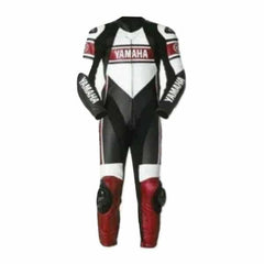 Yamaha Motorbike Racing Suit Motorcycle Genuine Cowhide Leather Protective Suit
