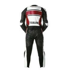 Yamaha Motorbike Racing Suit Motorcycle Genuine Cowhide Leather Protective Suit