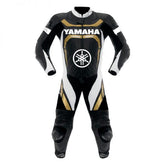 Yamaha Motorbike Racing Suit Motorcycle Genuine Cowhide Leather Protective Suit