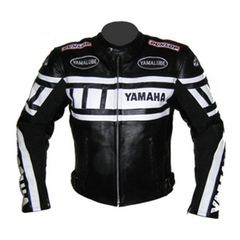 Yamaha Motorcycle Genuine Leather Jacket Street Racing Unisex Motorbike Jacket
