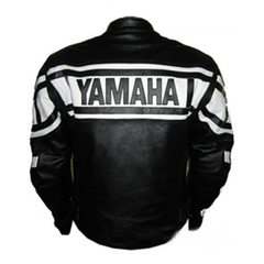 Yamaha Motorcycle Genuine Leather Jacket Street Racing Unisex Motorbike Jacket