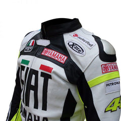 Yamaha Motorbike Racing Suit Motorcycle Genuine Cowhide Leather Protective Suit
