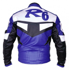Yamaha Motorcycle Genuine Leather Jacket Street Racing Unisex Motorbike Jacket