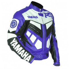 Yamaha Motorcycle Genuine Leather Jacket Street Racing Unisex Motorbike Jacket
