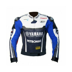 Yamaha Motorcycle Genuine Leather Jacket Street Racing Unisex Motorbike Jacket