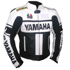 Yamaha Motorcycle Genuine Leather Jacket Street Racing Unisex Motorbike Jacket