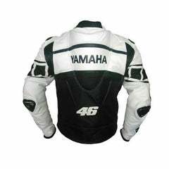 Yamaha Motorcycle Genuine Leather Jacket Street Racing Unisex Motorbike Jacket