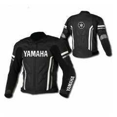 Yamaha Motorcycle Genuine Leather Jacket Street Racing Unisex Motorbike Jacket