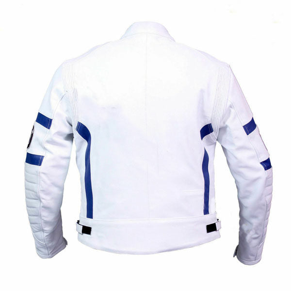 BMW Motorcycle Genuine Leather Jacket Street Racing Unisex Motorbike Jacket
