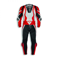 Ducati Motorbike Racing Suit Motorcycle Genuine Cowhide Leather Protective Suit