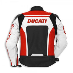 Ducati Motorcycle Genuine Leather Jacket Street Racing Unisex Motorbike Jacket
