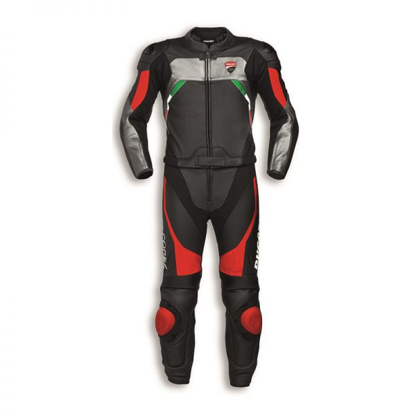 Ducati Motorbike Racing Suit Motorcycle Genuine Cowhide Leather Protective Suit