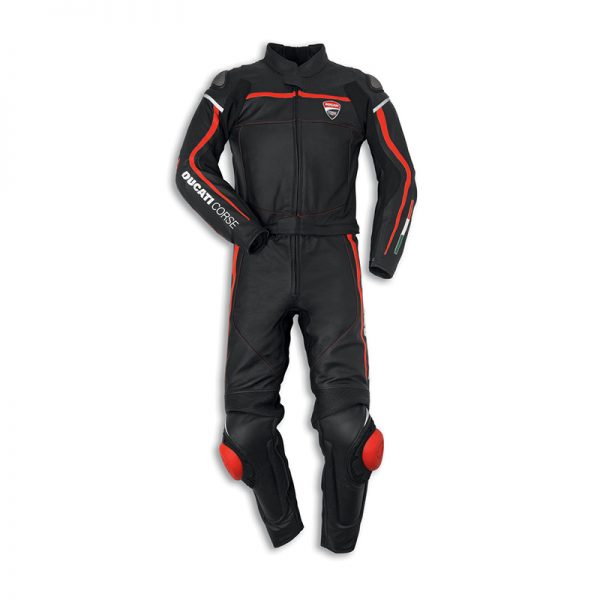 Ducati Motorbike Racing Suit Motorcycle Genuine Cowhide Leather Protective Suit