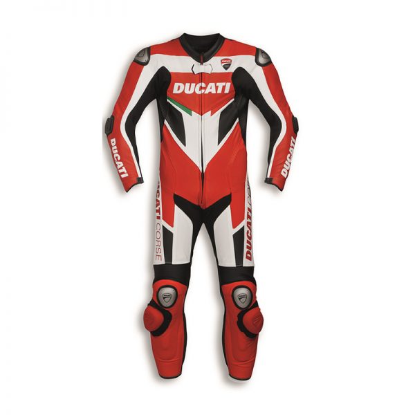 Ducati Motorbike Racing Suit Motorcycle Genuine Cowhide Leather Protective Suit