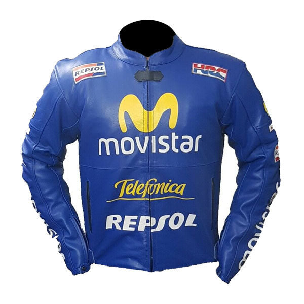 Honda Motorcycle Genuine Leather Jacket Street Racing Unisex Motorbike Jacket