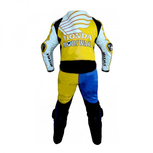 Honda Motorbike Racing Suit Motorcycle Genuine Cowhide Leather Protective Suit