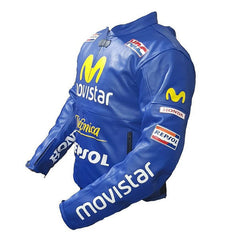 Honda Motorcycle Genuine Leather Jacket Street Racing Unisex Motorbike Jacket