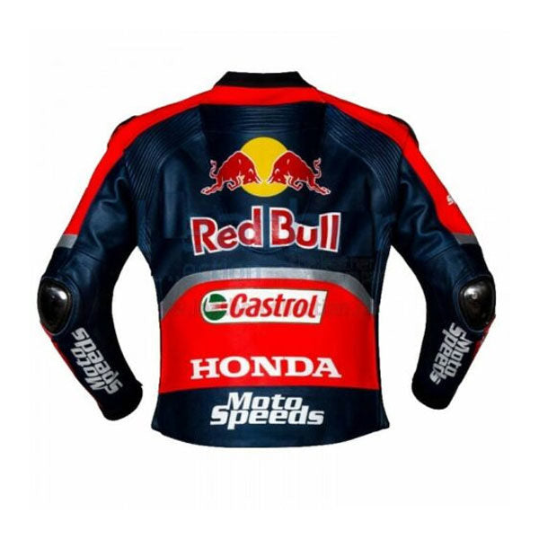 Honda Motorcycle Genuine Leather Jacket Street Racing Unisex Motorbike Jacket