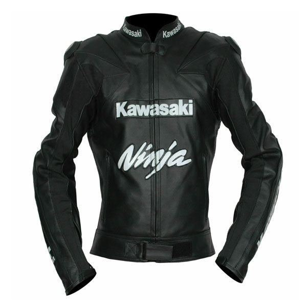 Kawasaki  Motorcycle Genuine Leather Jacket Street Racing Unisex Motorbike Jacket